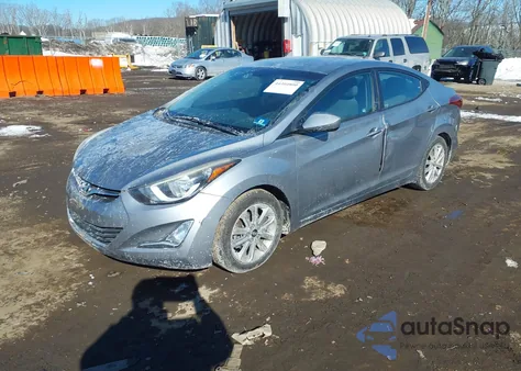 2015 Hyundai Elantra Se из США, поврежденный, VIN KMHDH4AE6FU422055